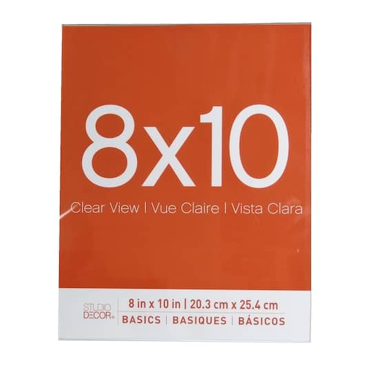 12 Pack: Acrylic Bent Vertical 8&#x22; x 10&#x22; Frame, Basics by Studio D&#xE9;cor&#xAE;